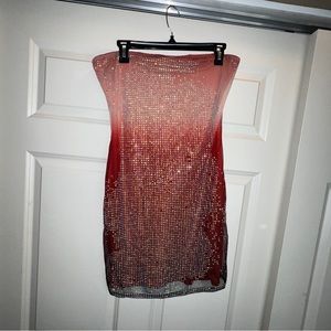 Rhinestone dazzled dress
